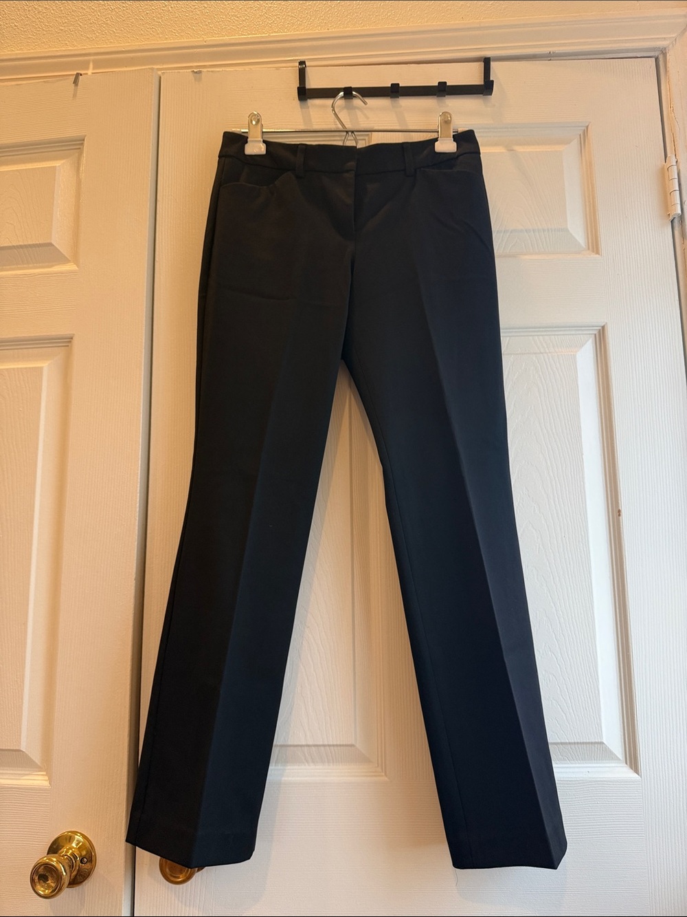 Express Women's Black Straight-Leg Dress Trousers